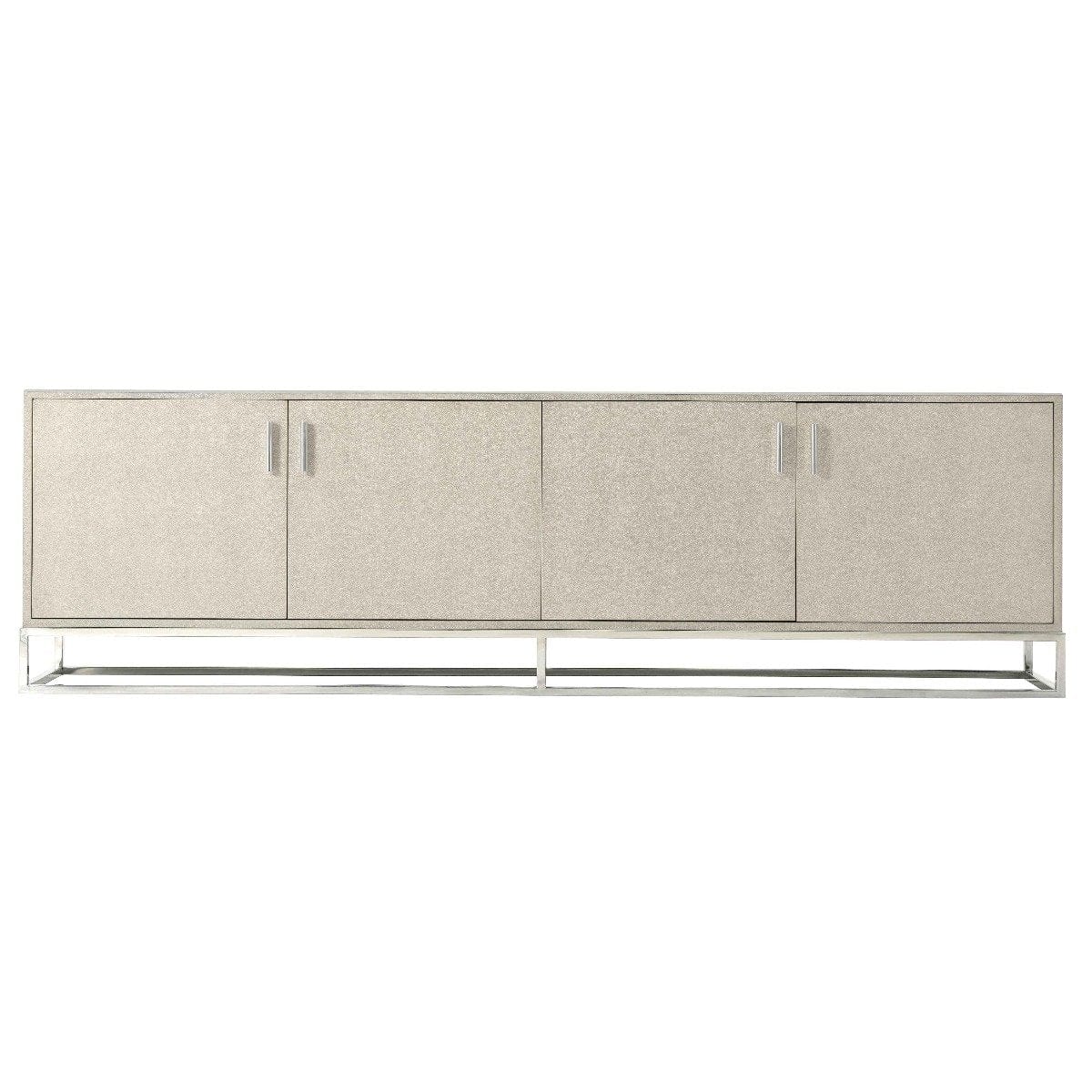 Theodore Alexander Living Ta Studio Large Media Console Fisher in Overcast House of Isabella UK