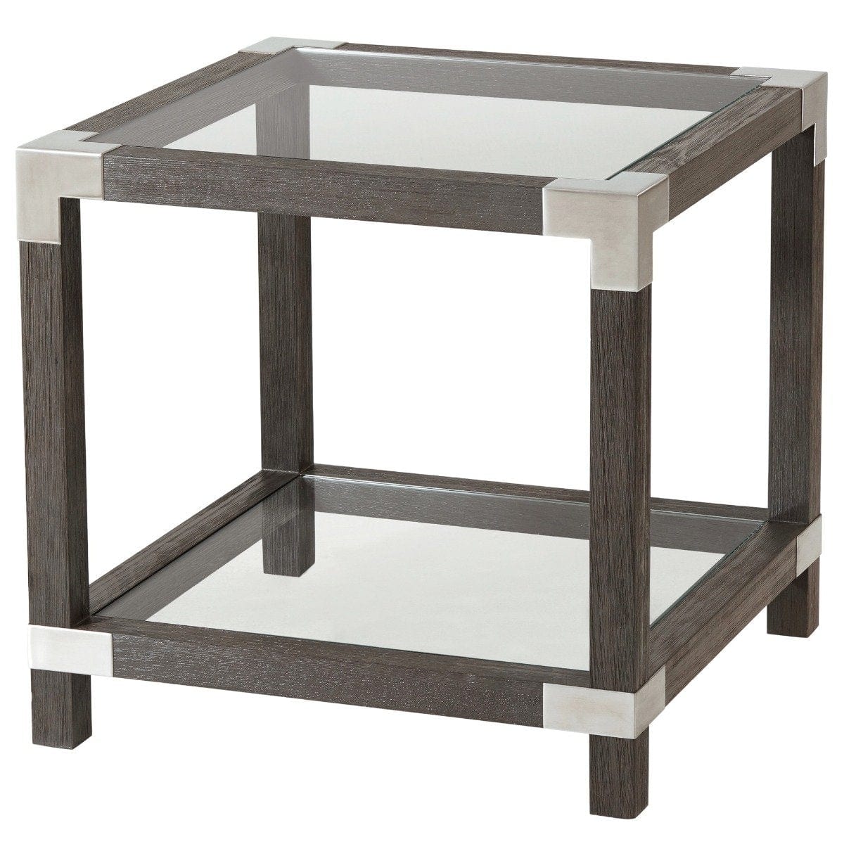 Theodore Alexander Living Ta Studio Square Side Table Rayan in Anise House of Isabella UK