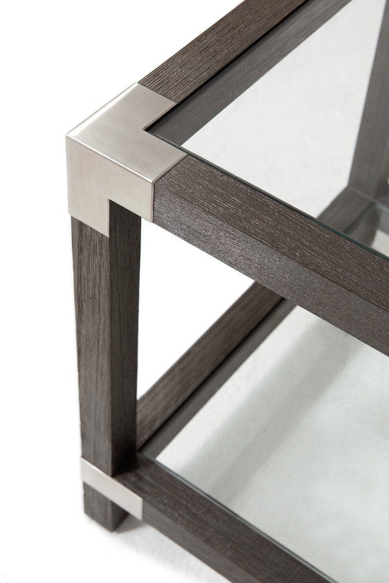 Theodore Alexander Living Ta Studio Square Side Table Rayan in Anise House of Isabella UK