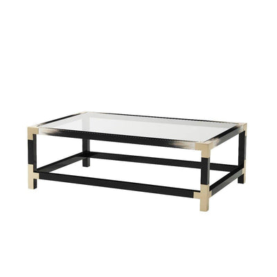 Theodore Alexander Living Theodore Alexander Cutting Edge Coffee Table in Black House of Isabella UK