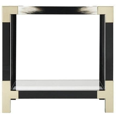 Theodore Alexander Living Theodore Alexander Cutting Edge Side Table in Black House of Isabella UK