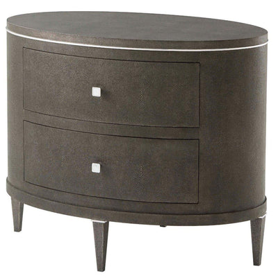 Theodore Alexander Sleeping Ta Studio Bedside Chest Eli in Tempest Finish House of Isabella UK