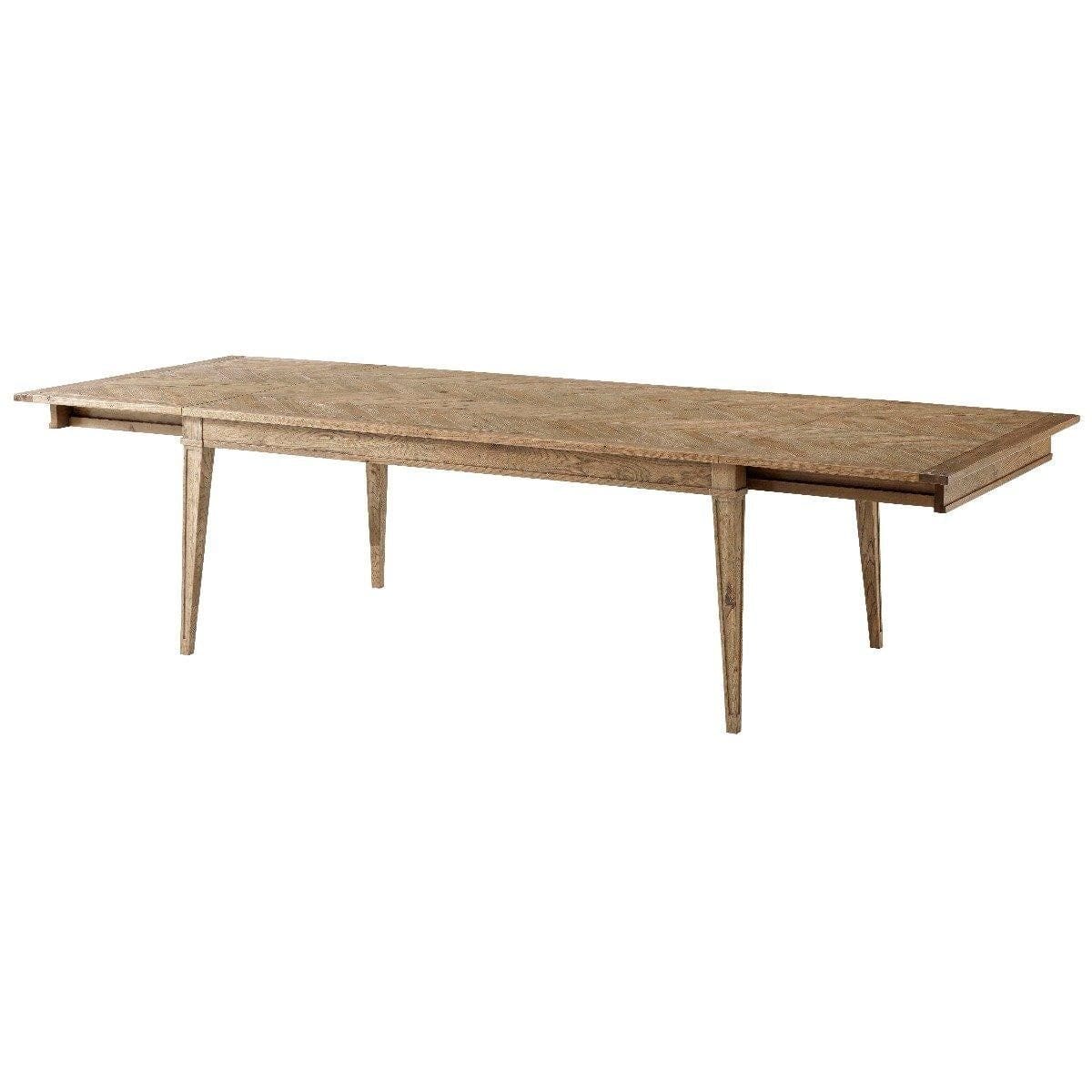 Theodore Alexander Dining Theodore Alexander Extendable Dining Table Callan in Echo Oak House of Isabella UK