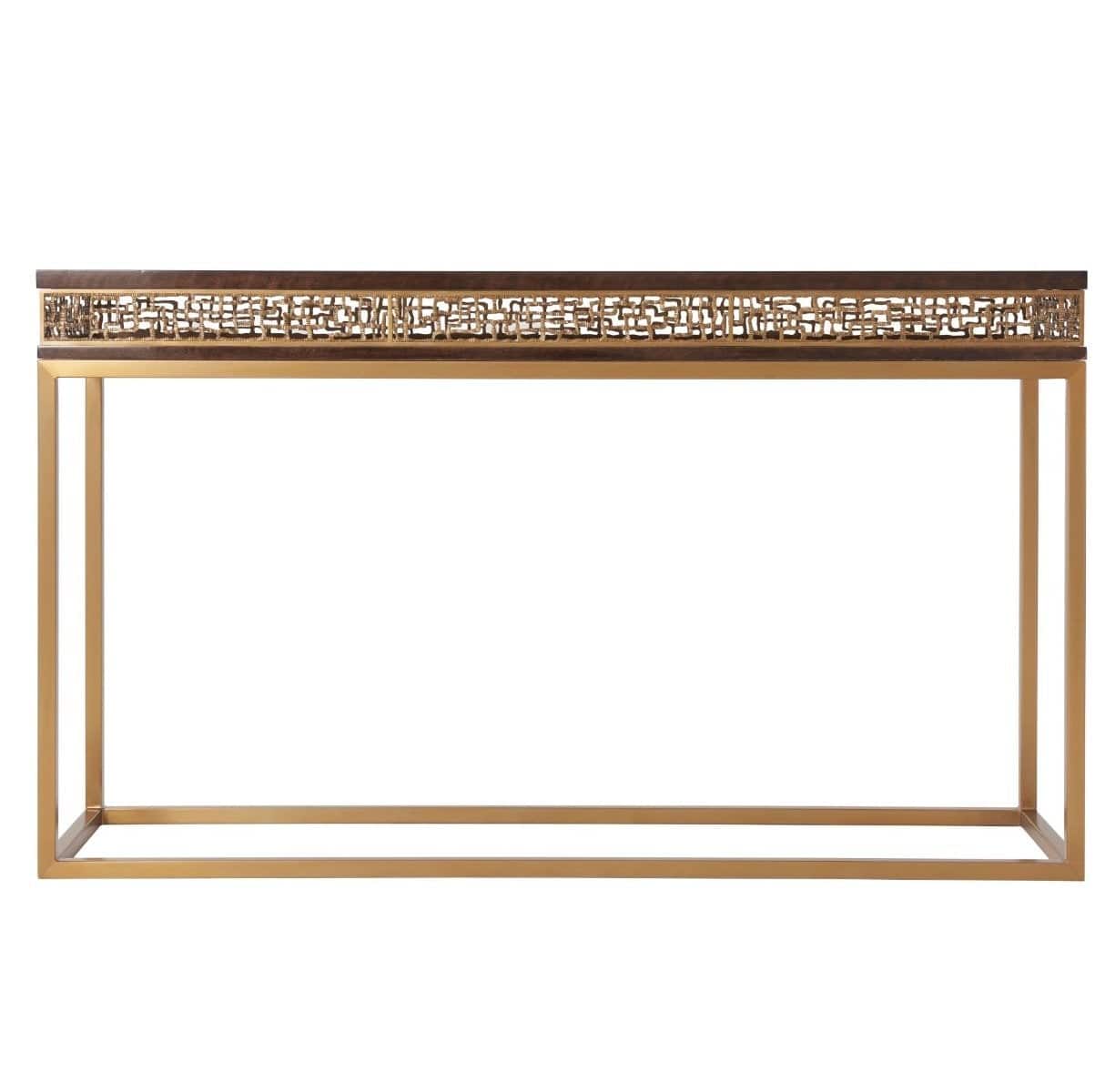 Theodore Alexander Living Ta Studio Frenzy Console Table in Eucalyptus House of Isabella UK