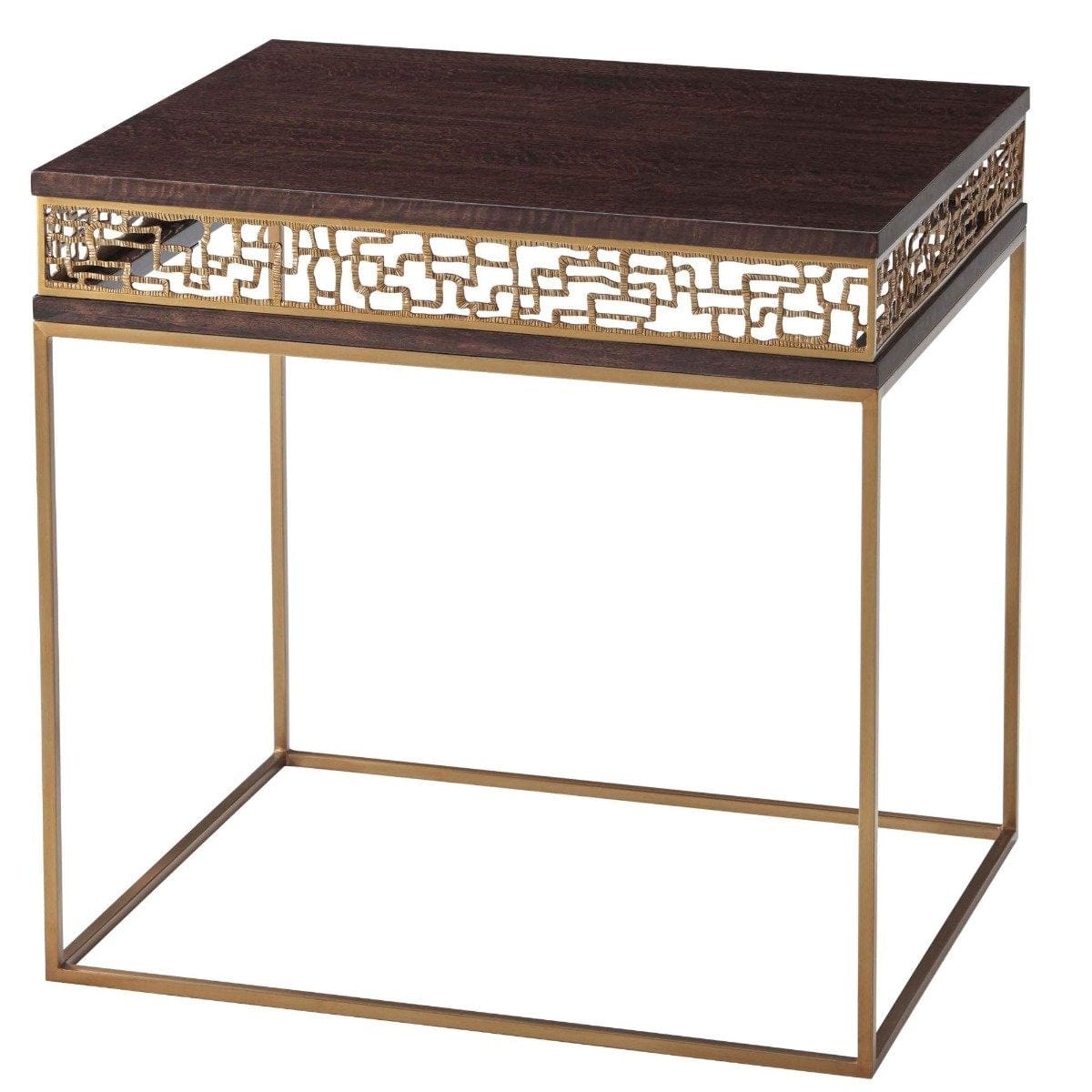 Theodore Alexander Living Ta Studio Frenzy Side Table in Eucalyptus House of Isabella UK