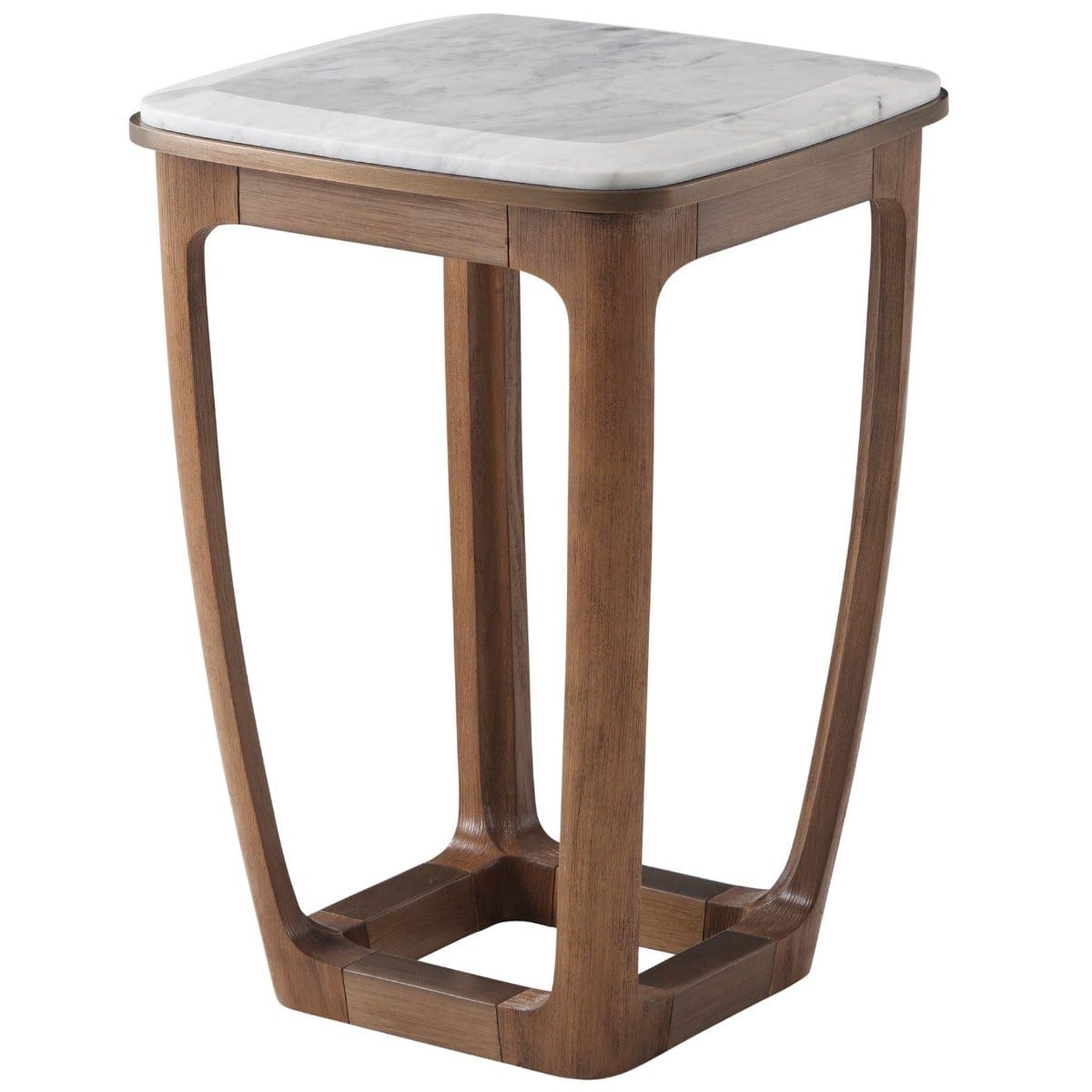 Theodore Alexander Living Theodore Alexander Converge Marble Accent Table in Caribbean Cask House of Isabella UK