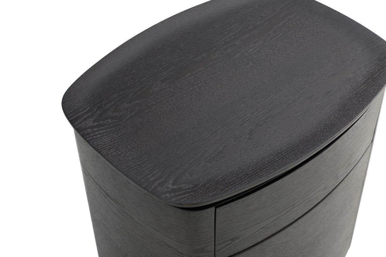 Blade Bedside Table Smoke Oak House of Isabella UK