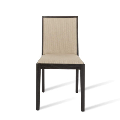 Lotus Dining Chair - Wenge / Beige - House of Isabella UK