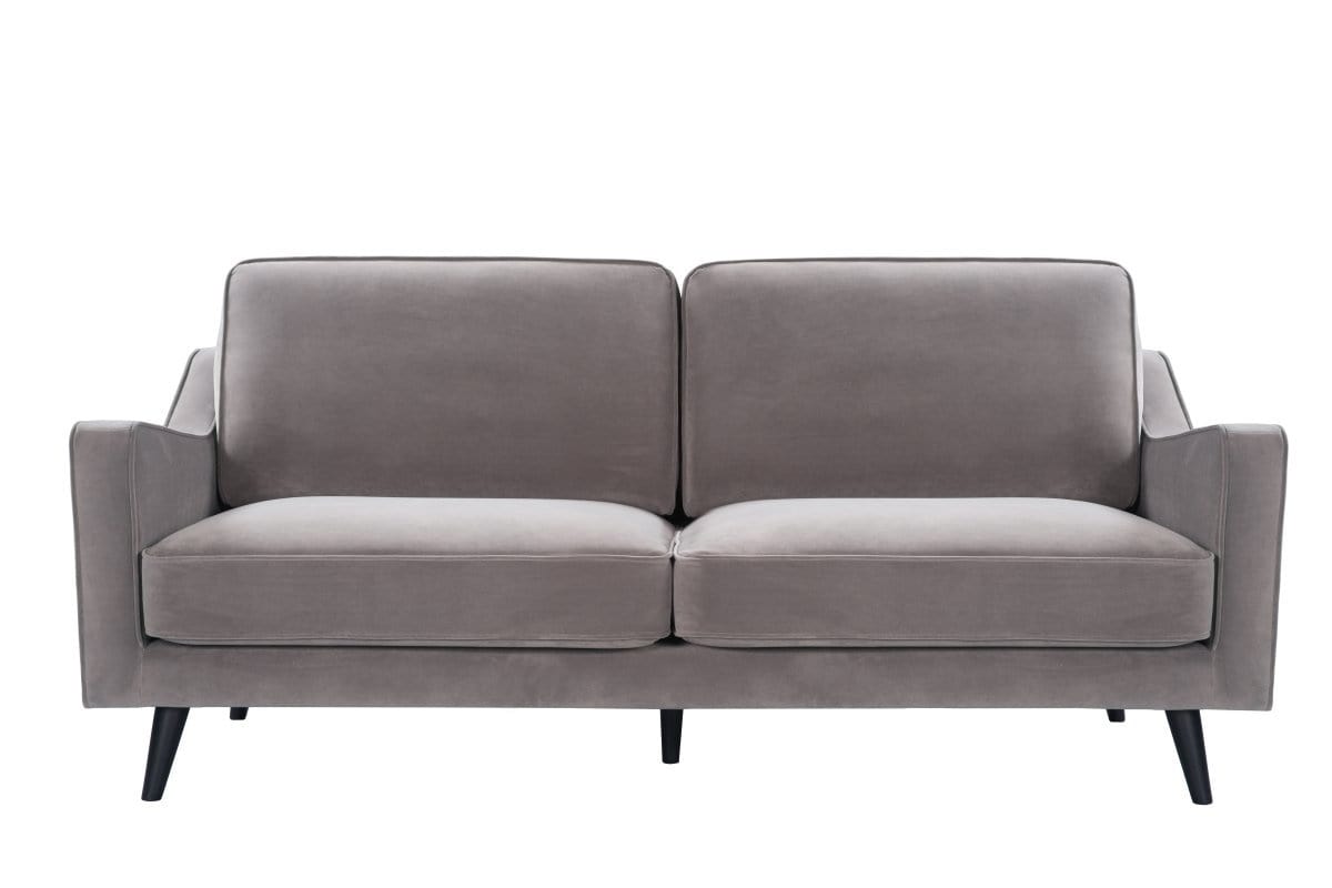 Twenty10 Designs Living Daffy 2.5 Seat Sofa - Mink Velvet House of Isabella UK