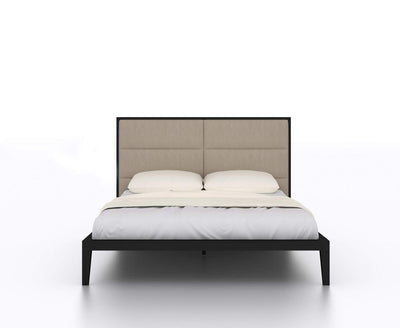 Orchid Double Bed - Wenge / Beige - House of Isabella UK