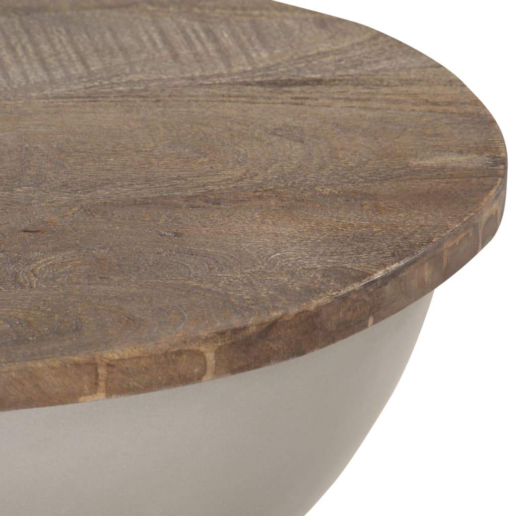 VidaXL Living vidaXL Bowl Shaped Coffee Table Ø60 cm Solid Mango Wood House of Isabella UK