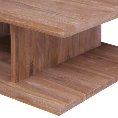 VidaXL Living vidaXL Coffee Table 70x70x30 cm Solid Teak Wood House of Isabella UK