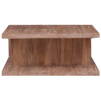 VidaXL Living vidaXL Coffee Table 70x70x30 cm Solid Teak Wood House of Isabella UK